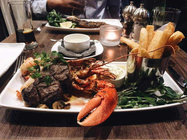 Steak and Lobster