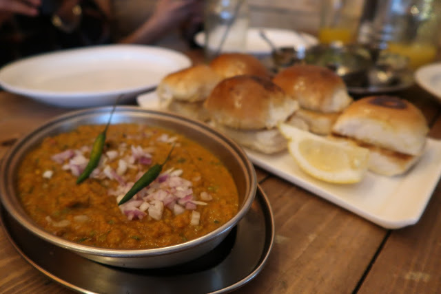 Pau bhaji, Dhaba 59, Oxford Street Southampton