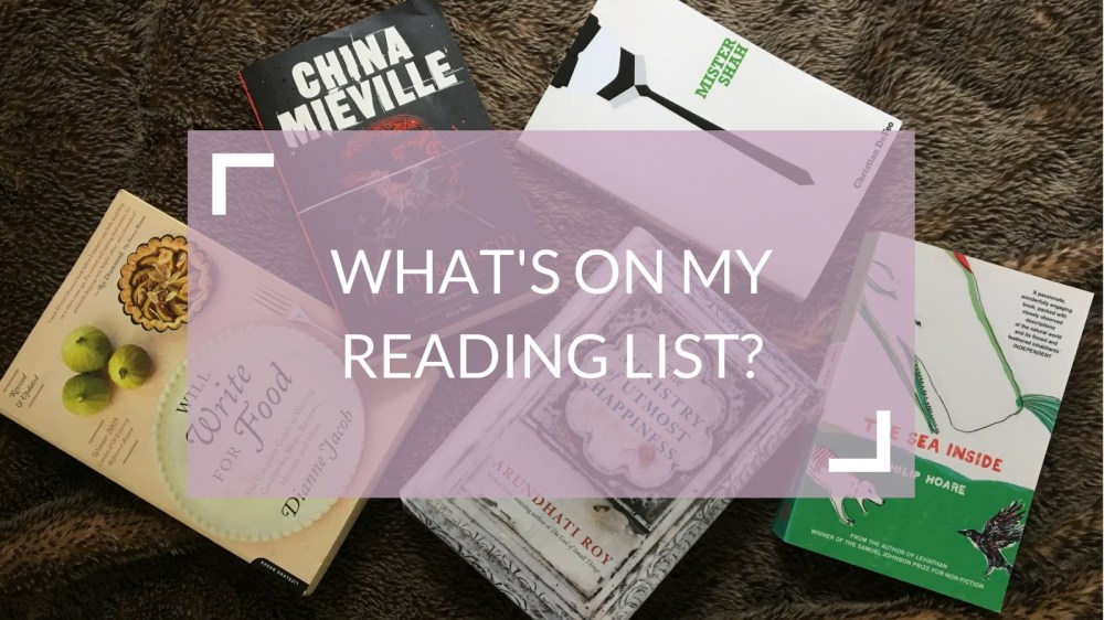 What's on my reading list?