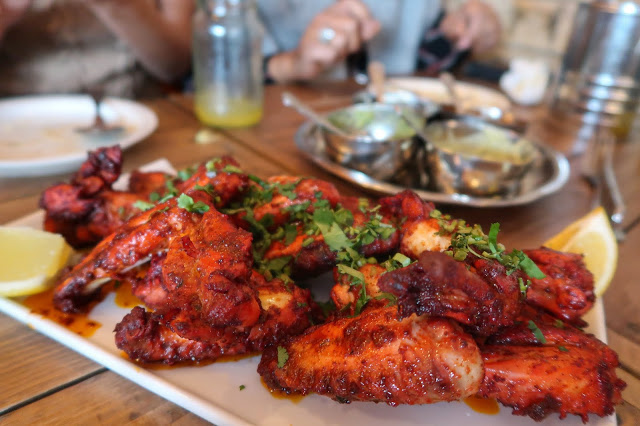 Tandoori chicken wings