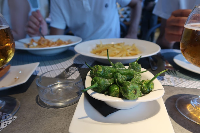 padron peppers, vinitus restaurant barcelona