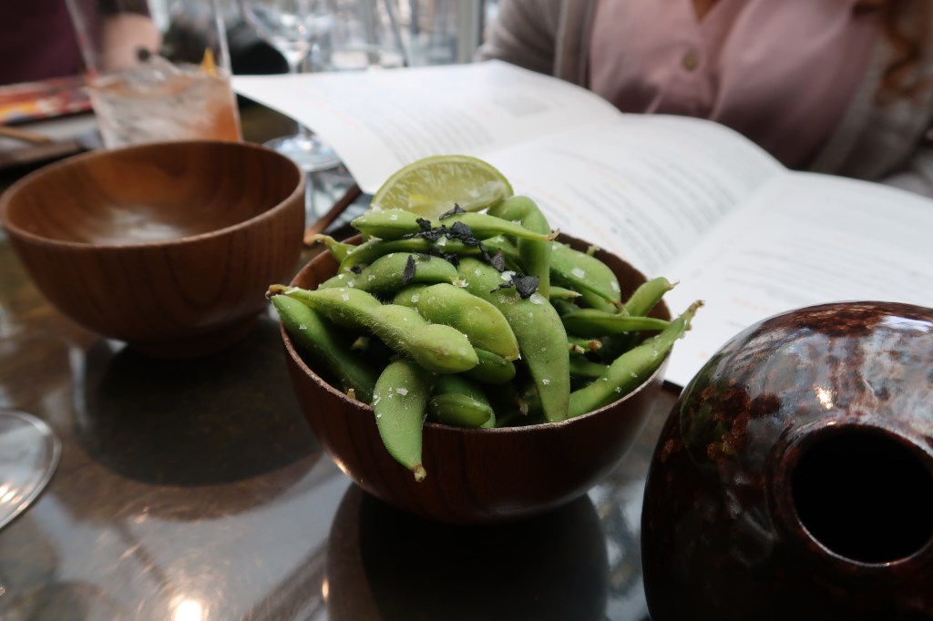 Edamame at SUSHISAMBA, Covent Garden, London