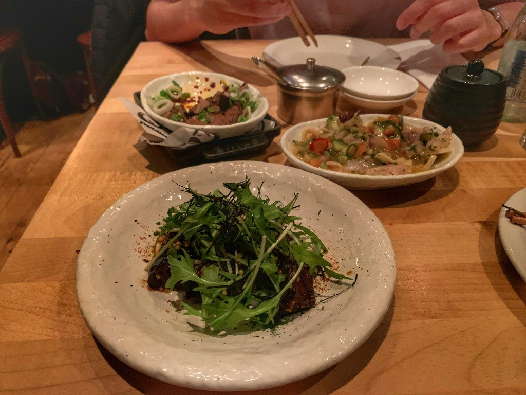 Miso aubergine at Shackfuyu, London
