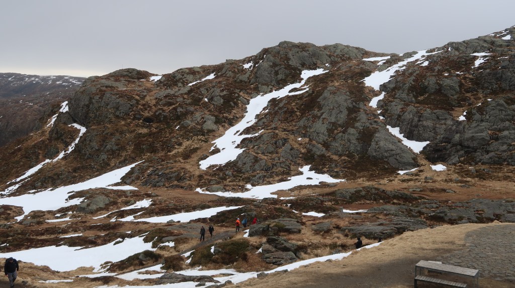 Mountain view with snow from Skyskraperen